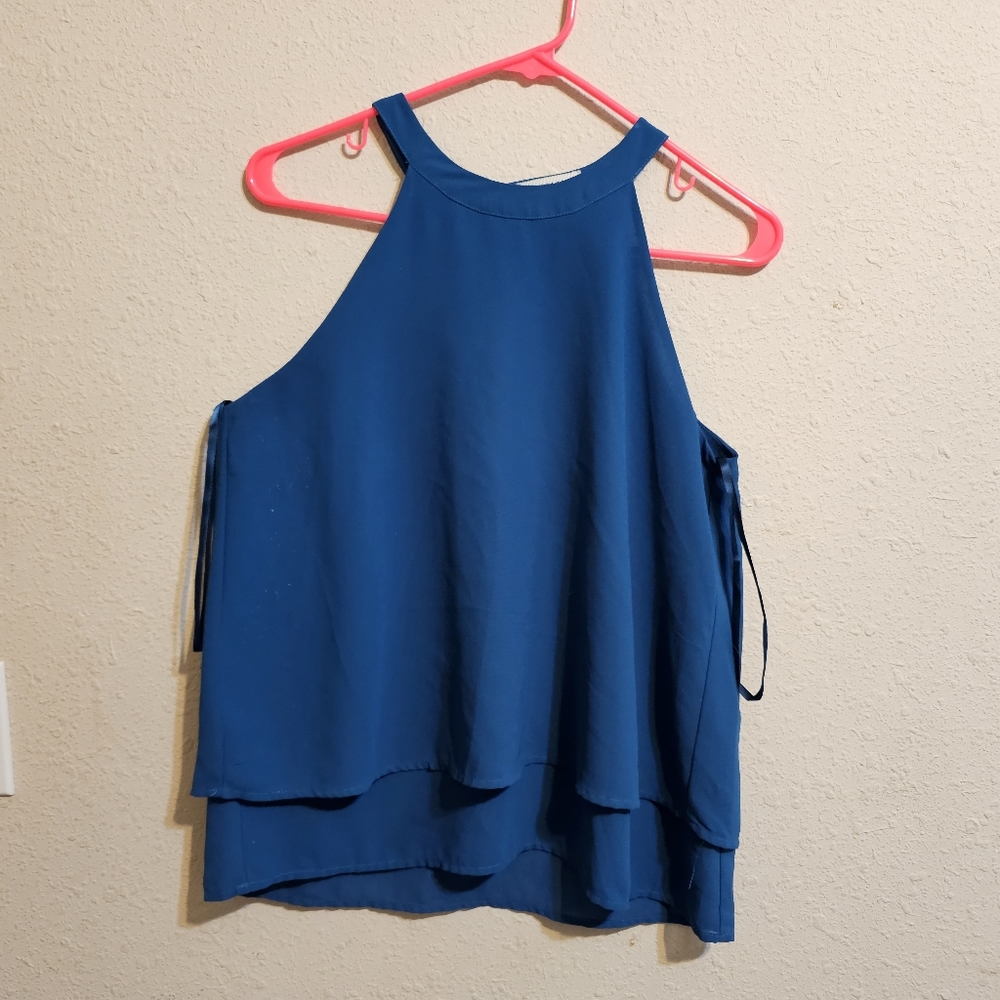 Monteau silk halter top